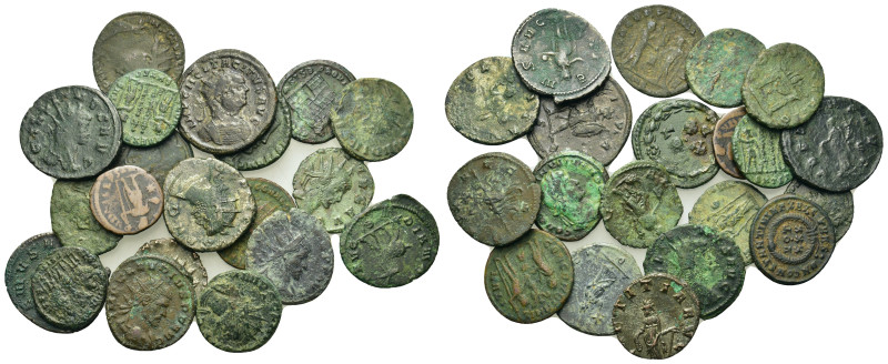 Lot of 20 Roman Imperial Æ coins, to be catalog. Lot sold as is, no return.