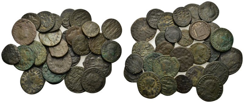 Lot of 28 Roman Imperial Æ coins, to be catalog. Lot sold as is, no return.