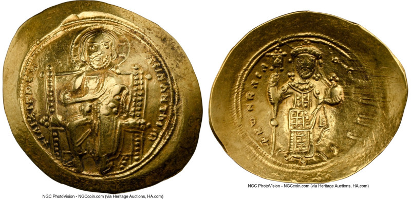 Constantine X Ducas (AD 1059-1067). AV histamenon nomisma (28mm, 4.36 gm, 5h). N...