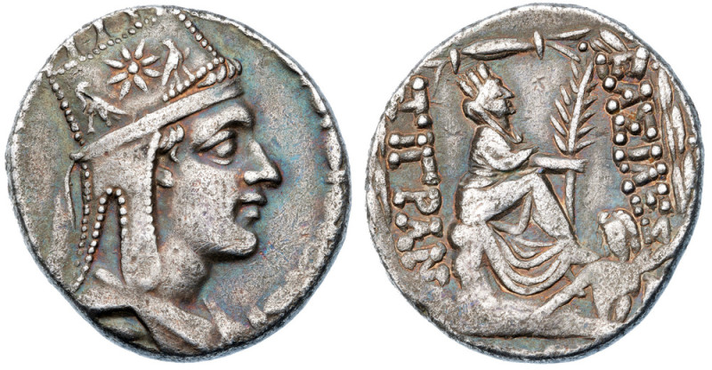 Artaxiad Kingdom. Tigranes II 'the Great'. Silver Tetradrachm (15.58 g), 95-56 B...