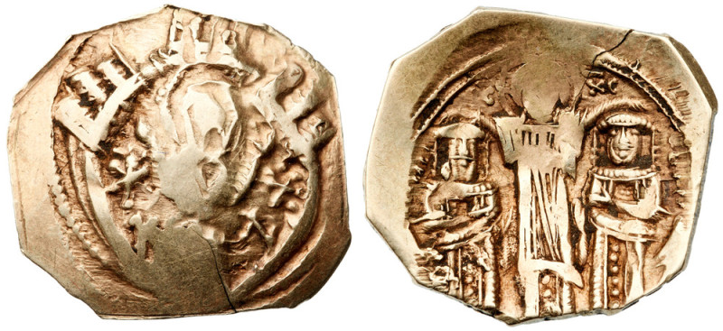 Andronicus II and Michael IX. Gold Hyperpyron (3.93 g), 1295-1320 Constantinople...