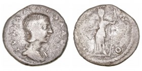 Julia Mamea, madre de A. Severo. Denario. AR. (222-235). R/(IVNO). 3.15g. RIC.254. BC-.