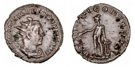 Valeriano I. Antoniniano. VE. (253-260). R/IOVI CONSERVA. 3.05g. RIC.93. Puntitos de verdín. MBC-.