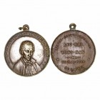 León XIII. Medalla. AE. 1890. Lote de 2 medallas. Beato P. Pirrotti. 40.00mm. Con anilla. BC.