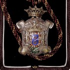 Condecoración. AR. 1927. Medalla de la Junta Municipal de la ciudad de Melilla. Pocos ejemplares realizados y numerada en la esquina inferior derecha....