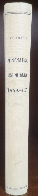 Libri. Listini di Aste ditta Santamaria. Roma. 1964-1967. Numerose TAVOLE DI Epo...