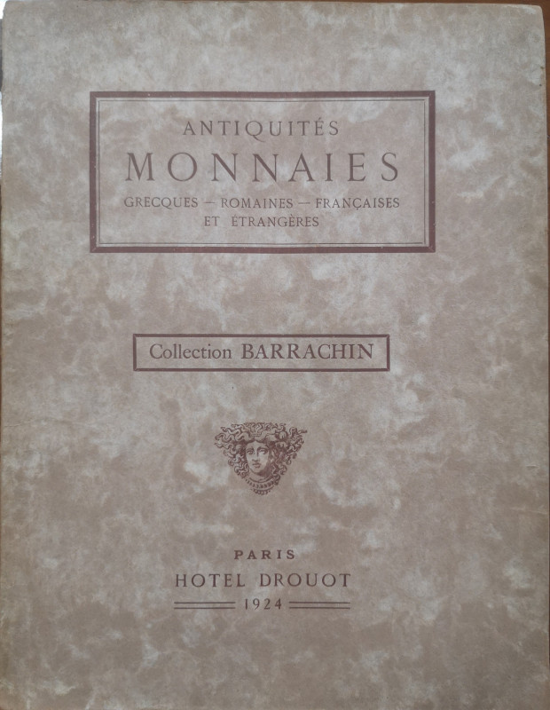 Libri. Collection Barrachin. Antiquites Monnaies. Catalogo di Asta Storica tenut...