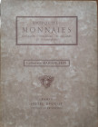 Libri. Collection Barrachin. Antiquites Monnaies. Catalogo di Asta Storica tenutasi a Parigi presso l'Hotel Drout 1924. Condizioni piu' che discrete. ...
