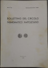 Libri. Bollettino del Circolo Numismatico Napoletano. Napoli 1956. Buone Condizioni.