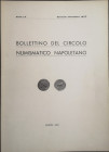 Libri. Bollettino del Circolo Numismatico Napoletano. Napoli 1970. Buone Condizioni.