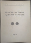 Libri. Bollettino del Circolo Numismatico Napoletano. Napoli 1972. Buone Condizioni.