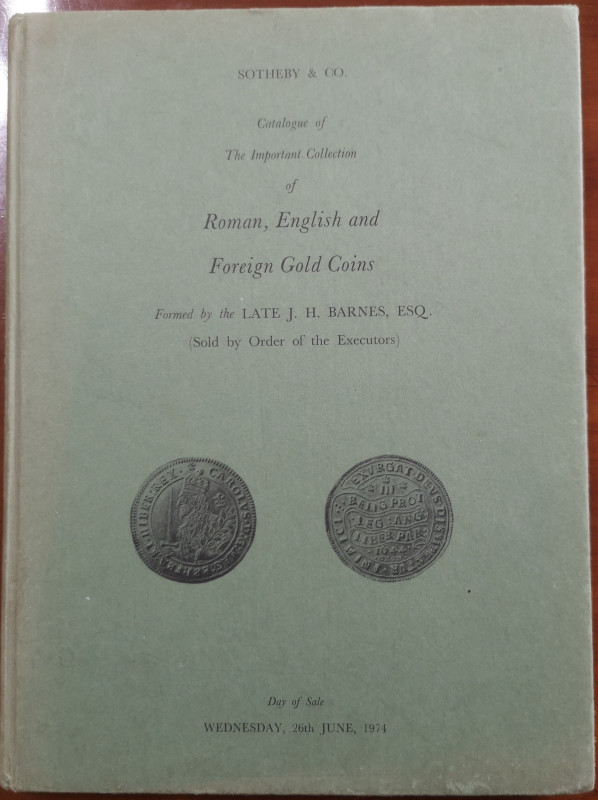 Libri. Sotheby & Co. Catalogue of the important collectionof Roman, English and ...
