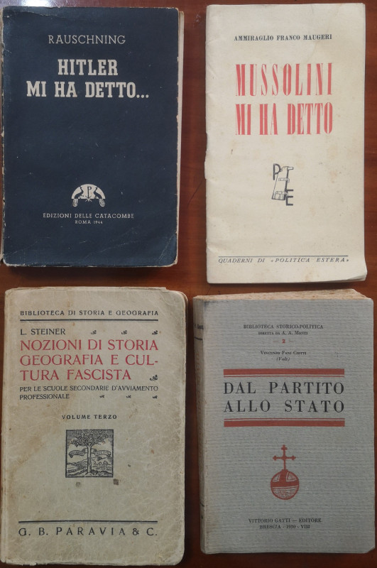 Varie. Libri. Lotto di 4 Testi. Steiner: Nozioni di Storia, Geografia e Cultura ...