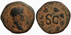 Roman Provincial
SYRIA, Seleucis and Pieria. Antioch. Otho, 69. Ae (bronze, 7.21 g, 23 mm). [IMP M OTHO CAE AVG] Laureate head right. Rev. S C in lau...