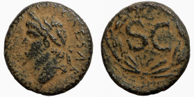 Vespasian. (69-79 AD). Bronze.
22mm 7,03g