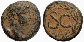 Augustus. (27 BC - 14 AD). Bronze.
18mm 7,29g