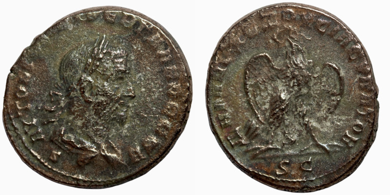 Roman coin
Macrinus. (217-218 AD). Billon Tetradrachm. Mesopotamia. Emesa. Obv:...