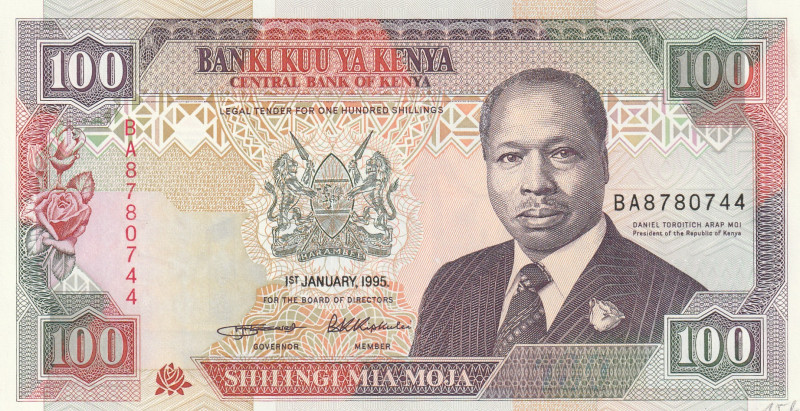 Kenya 100 Shillings 1995
Pick#27g UNC