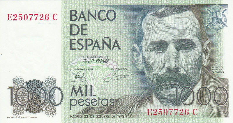 Spain 1000 Pesetas 1979 
P-158 23.10.1979 UNC