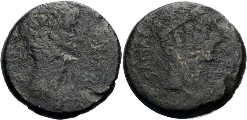 Imperatorische Prägungen. 
Octavianus, 44-28 v. Chr. Bronze, 38 v. Chr. Italien...