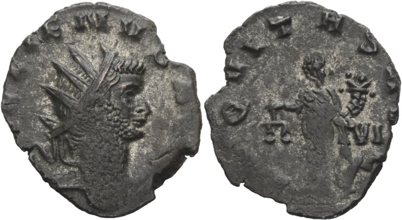 Kaiserzeit. 
Gallienus, 253-268. Antoninian, Rom. Büste mit Strkr. n. r. Rv. AE...