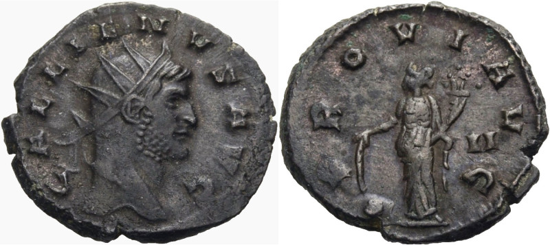 Kaiserzeit. 
Gallienus, 253-268. Antoninian, Siscia. Büste mit Strkr. n. r. GAL...