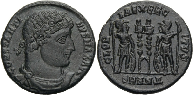 Kaiserzeit. 
Constantinus I. der Grosse, 307-337. Nummus, 330-335 Antiochia. Dr...