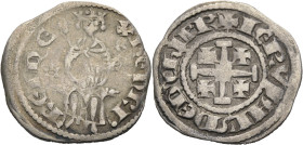 Kingdom of Cyprus. 
HENRI II, second reign 1310-1324. Gros petit. King seated with scepter and orb, six-pointed star in left field, HENRI - REI DE Rv...