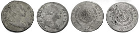 Bayern, Herzogtum, seit 1806 Königreich. 
MAXIMILIAN III. JOSEPH, 1745-1777. 12 Kreuzer 1751 und 1752, München. Büste r. Rv. Gekröntes Wappen. 26 mm....