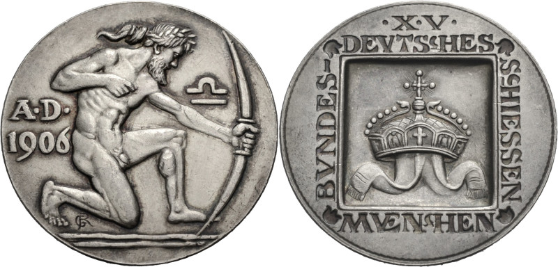 Bayern, Herzogtum, seit 1806 Königreich. 
OTTO, 1886-1913. Medaille 1906 (von G...
