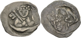 Bayern, Herzogtum, seit 1806 Königreich. 
Niederbayern. 
HEINRICH I., 1253-1290. Pfennig, Regensburg. Brustbild des hl. Petrus von vorn mit Schlüsse...