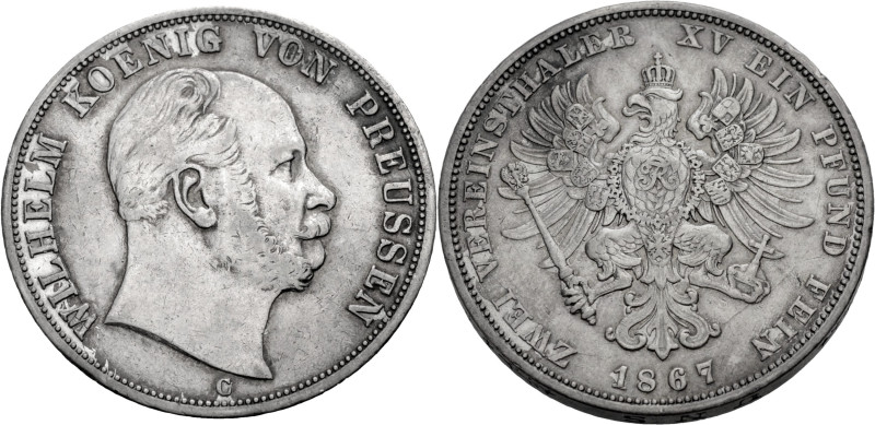 Brandenburg/-Preussen, Markgrafschaft, seit 1701. 
WILHELM I., 1861-1888. Doppe...