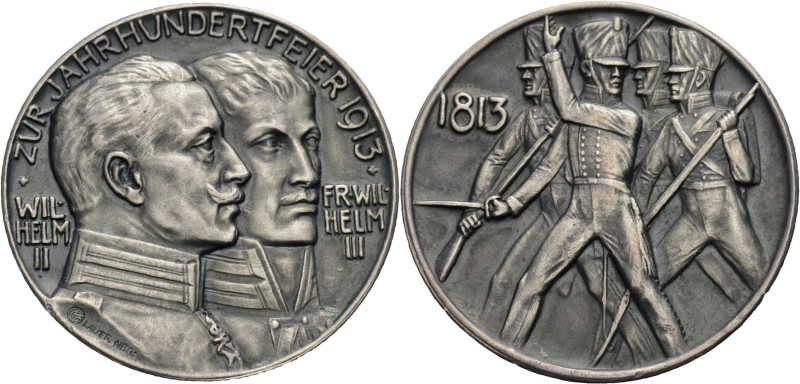 Brandenburg/-Preussen, Markgrafschaft, seit 1701. 
WILHELM II., 1888-1918. Meda...