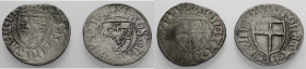 Deutscher Orden. 
MICHAEL KÜCHMEISTER VON STERNBERG, 1414-1422. Lot: Schilling Michaels von Sternberg und Heinrichs von Plauen. 2 Stück. . 

Schön-...