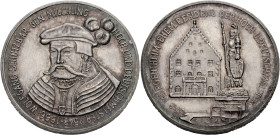 Deutscher Orden. 
WOLFGANG SCHUTZBAR GENANNT MILCHLING, 1543-1566. Medaille o. J. (um 1980, von Heraeus für die Partin Bank). Brustbild des Wolfgang ...
