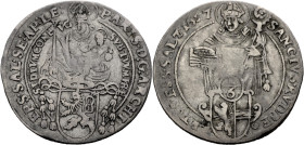 Salzburg, Erzbistum. 
PARIS VON LODRON, 1619-1653. 1/6 Taler 1627. Madonna über Wappen. Rv. Der hl. Rudbertus über Wappen. 26 mm. BR&nbsp;2630, Pr.&n...