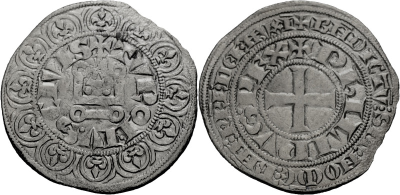 Frankreich/-Königliche Münzen. 
PHILIPPE III LE HARDI, 1270-1285. Gros tournois...