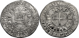 Frankreich/-Königliche Münzen. 
PHILIPPE IV LE BEL, 1285-1314. Gros tournois à l'O rond. +TVRONVS (Dreispitz) CIVIS +PhILIPPVS (Dreispitz) REX 25 mm;...