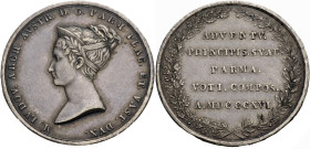 Frankreich/-Königliche Münzen. 
PREMIER EMPIRE, 1804-1814. Medaille 1818 (von Santarelli) auf die Ankunft seiner Gemahlin Marie Louise von Österreich...