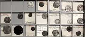 Italien/-Venezia (Veneto). 
LOT. Kleinmünzen vom Piccolo bis Marcello, meist 12. bis 16. Jh., sowie fünf weitere italienische Münzen. 19 Stück. Ein S...
