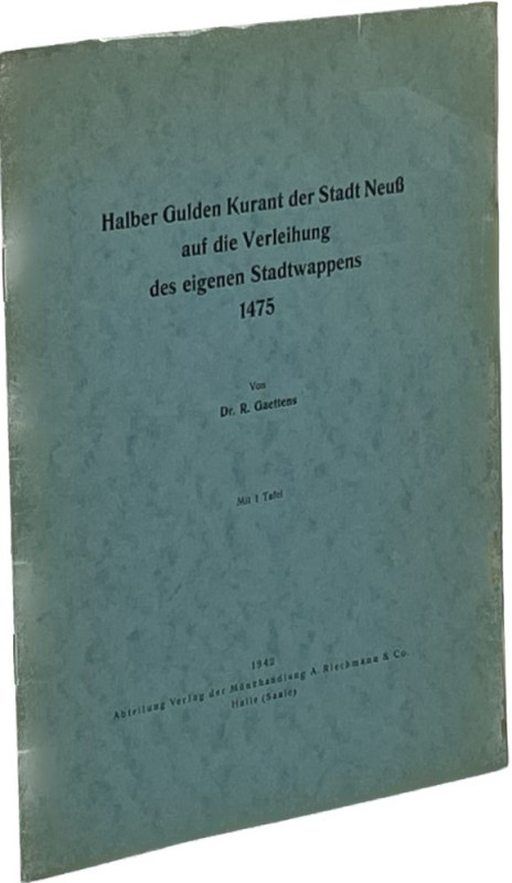 Monographien. Mittelalter und Neuzeit. Gaettens, R.


Halber Gulden Kurant de...