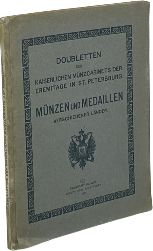 Auktionskataloge. Hess Nachf., A., Frankfurt a.M. Auktion 132 vom 29.05.1911.
...