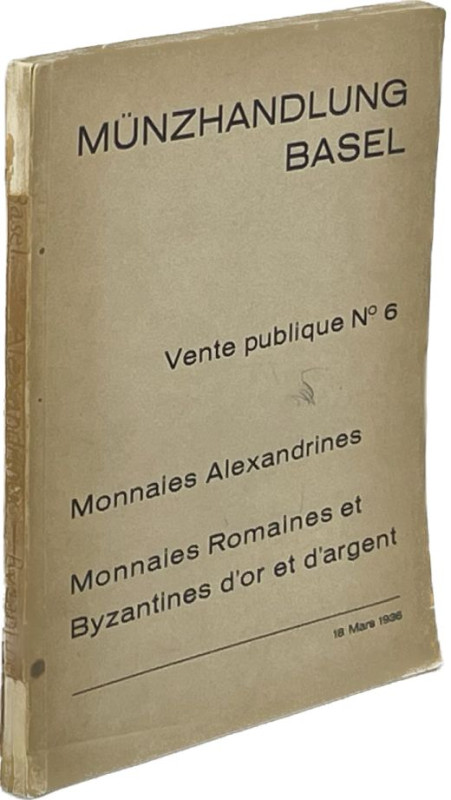 Auktionskataloge. Münzhandlung Basel, Basel. Auktion 6 vom 18.03.1936.


Monn...