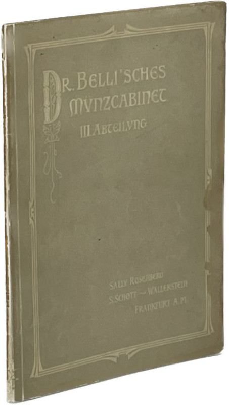 Auktionskataloge. Rosenberg, S., Frankfurt. Auktion 12 vom 02.10.1905.


Slg....