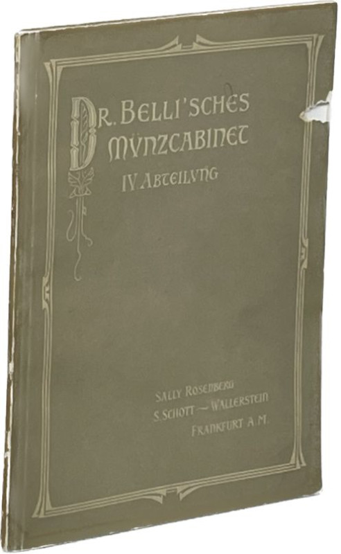 Auktionskataloge. Rosenberg, S., Frankfurt. Auktion 13 vom 04.10.1905.


Das ...