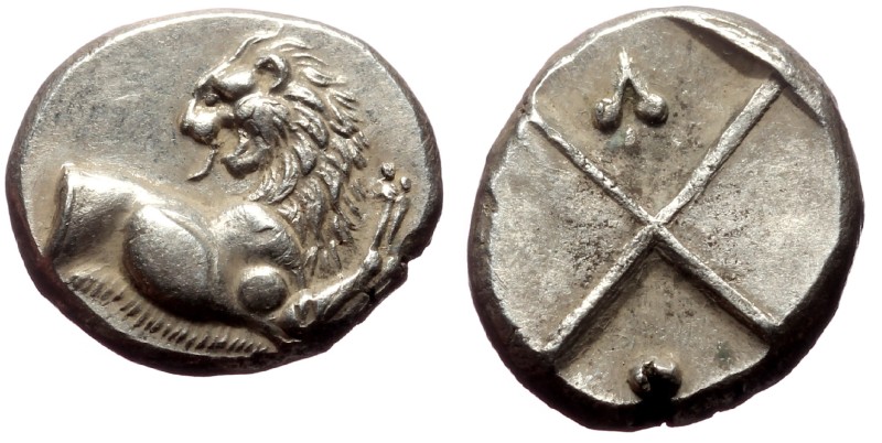 Thrace, Chersonesos AR Hemidrachm (Silver, 13 mm, 2.59g) ca 386-338 BC.
Obv: Fo...