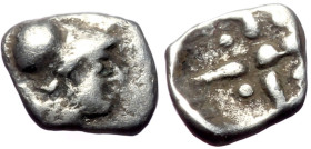 *Unpublished in major references, just few specimens recorded by acsearch*
Asia Minor, Uncertain or Troas, Kolone, AR tetartemorion (Silver, 0.22g, 5...