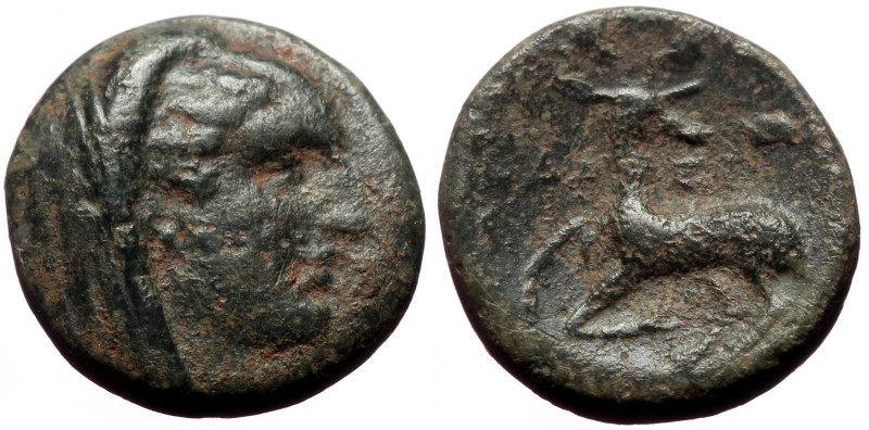 Ionia, Ephesos (as Arsinoeia) AE (Bronze, 3.73g, 17mm) ca 290-281 BC, Uncertain ...