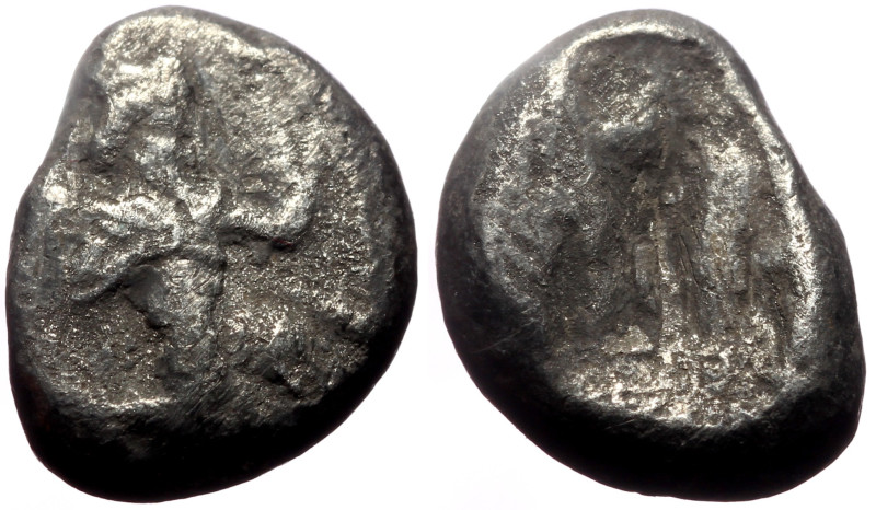 Persia, Achaemenid Empire, Time of Darios I to Xerxes I (ca 485 BC) AR Siglos (S...