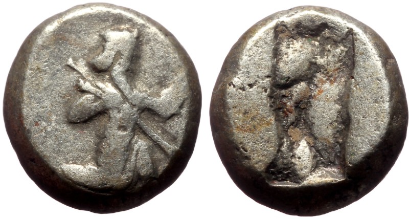 Persia, Achaemenid Empire, Time of Darios I to Xerxes I (ca 485 BC) AR Siglos (S...